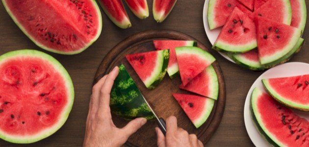 تقطيع البطيخ في المنام