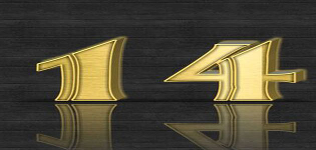 تفسير رقم 14 في المنام للعزباء